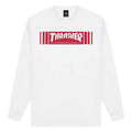 Thrasher Bar Long Sleeve T-Shirt - White