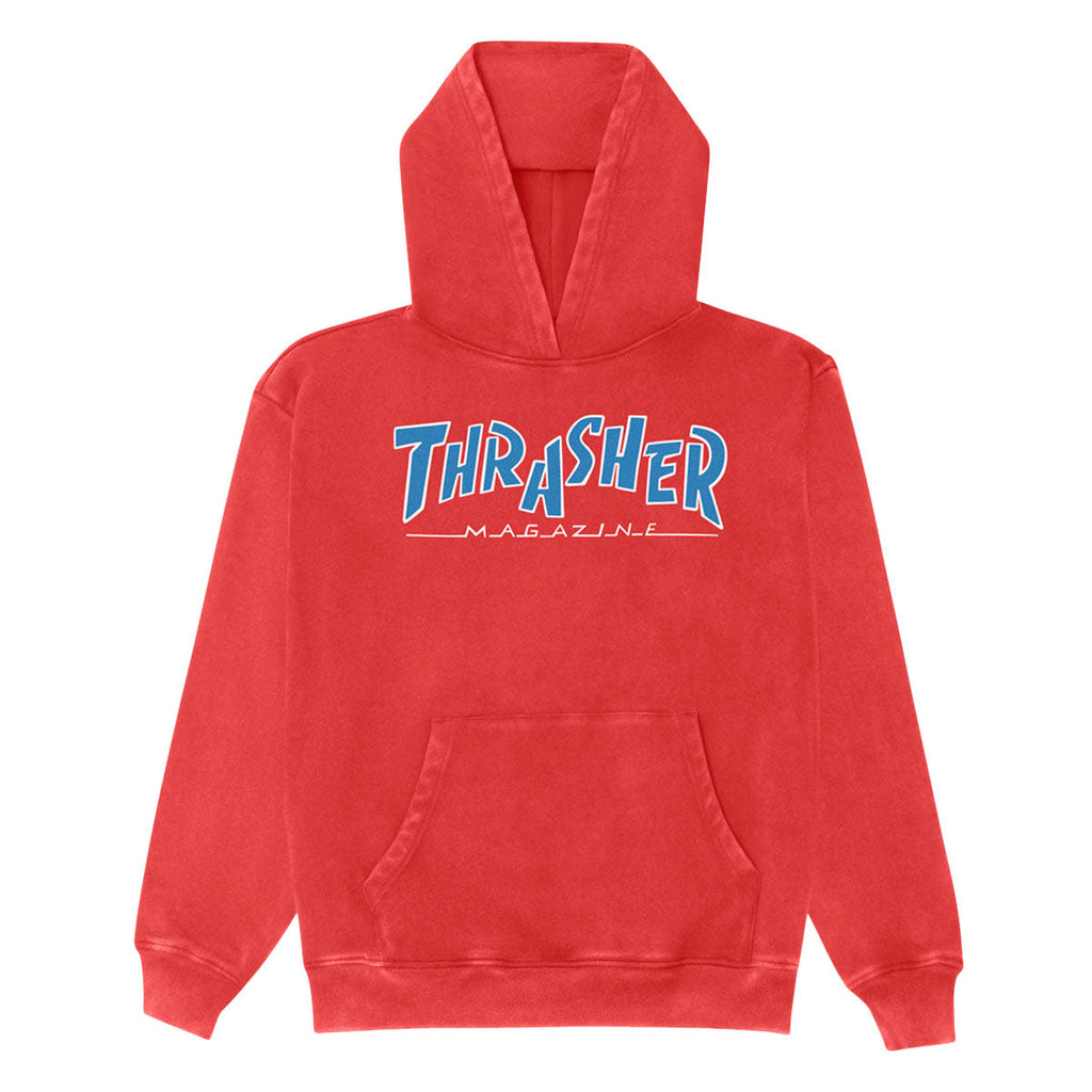 Thrasher x Parra Mag Vintage Hoodie - Red