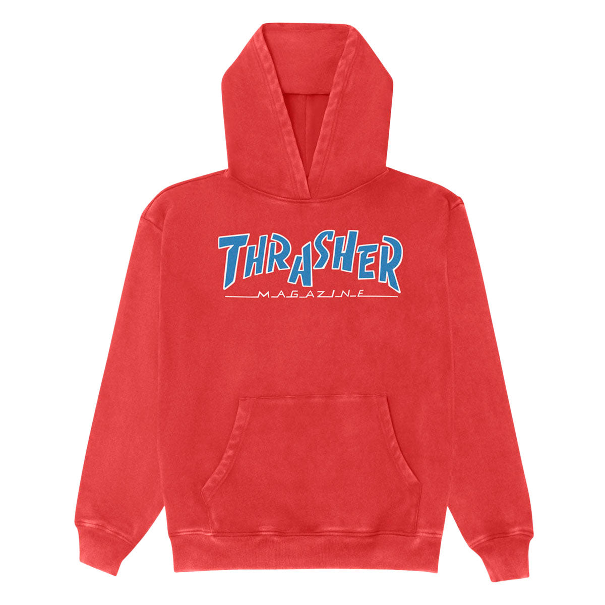 Thrasher x Parra Mag Vintage Hoodie - Red