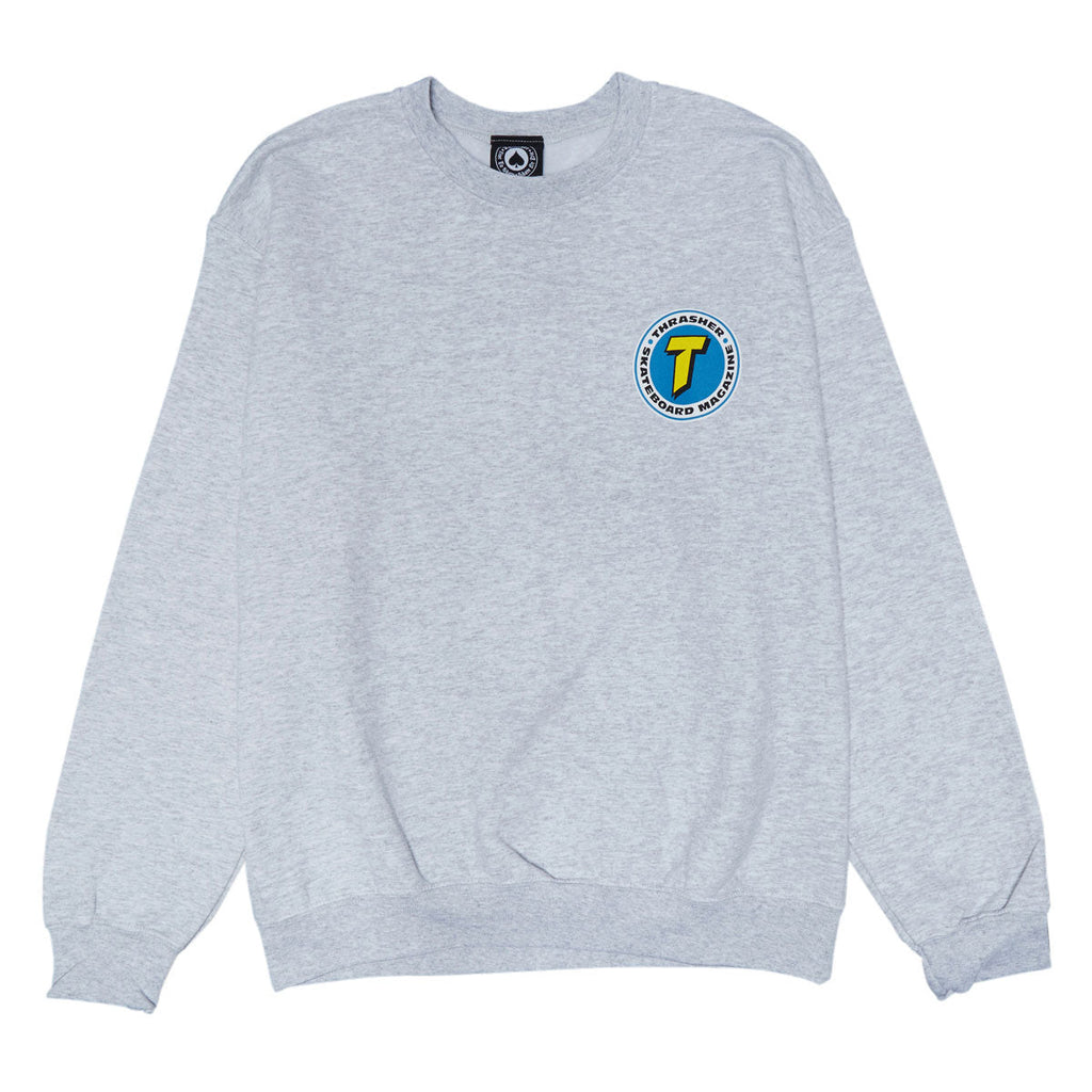 Thrasher Number 1 Redux Crewneck Sweatshirt - Grey