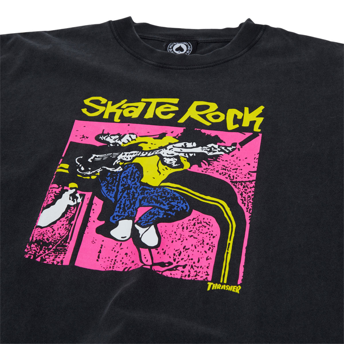 Thrasher Skate Rock Vol II Vintage T-Shirt - Black