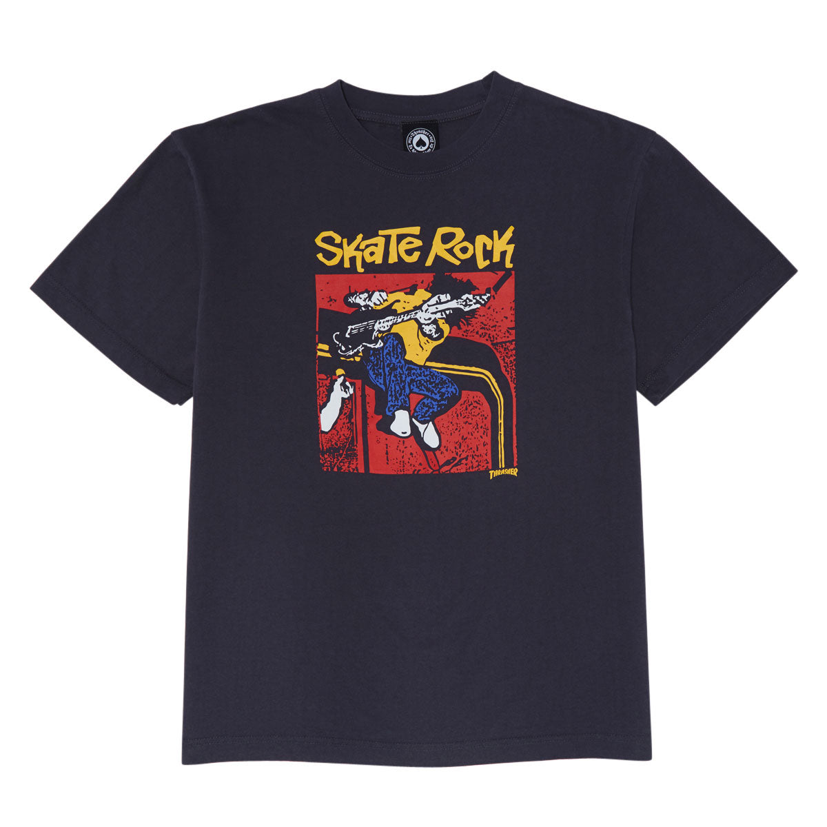 Thrasher Skate Rock Vol II Vintage T-Shirt - Navy