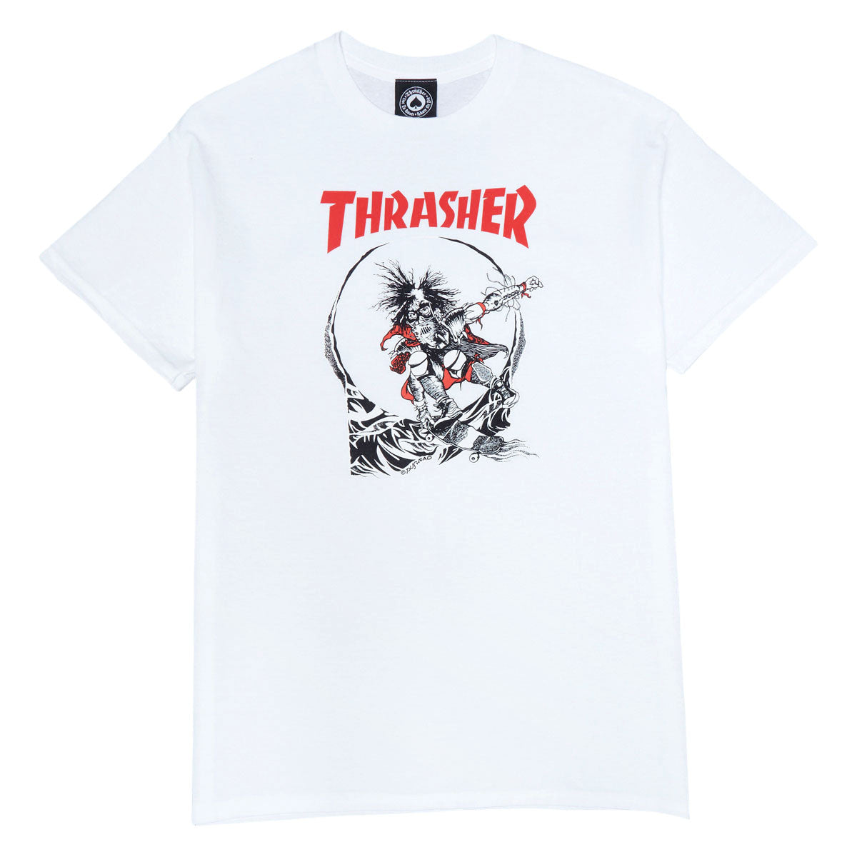 Thrasher Outlaw 2-Tone T-Shirt - White
