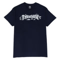 Thrasher Clouds By Spanky T-Shirt - Navy