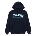 Thrasher Outlined Hoodie - Blue/White