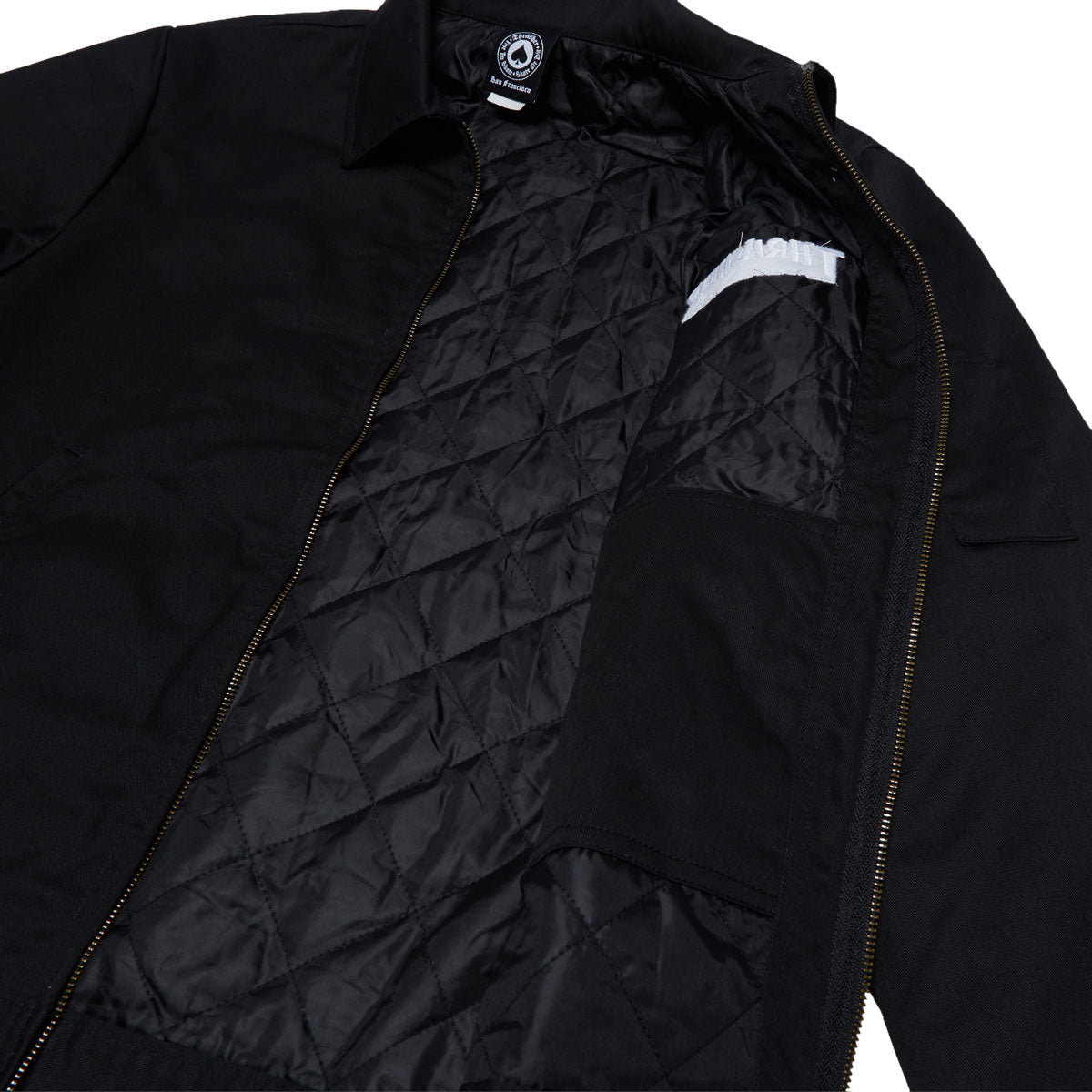 Thrasher Embroidered Mag Mechanic Jacket - Black