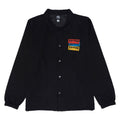 Thrasher Sticker Coach Jacket - Black/Black