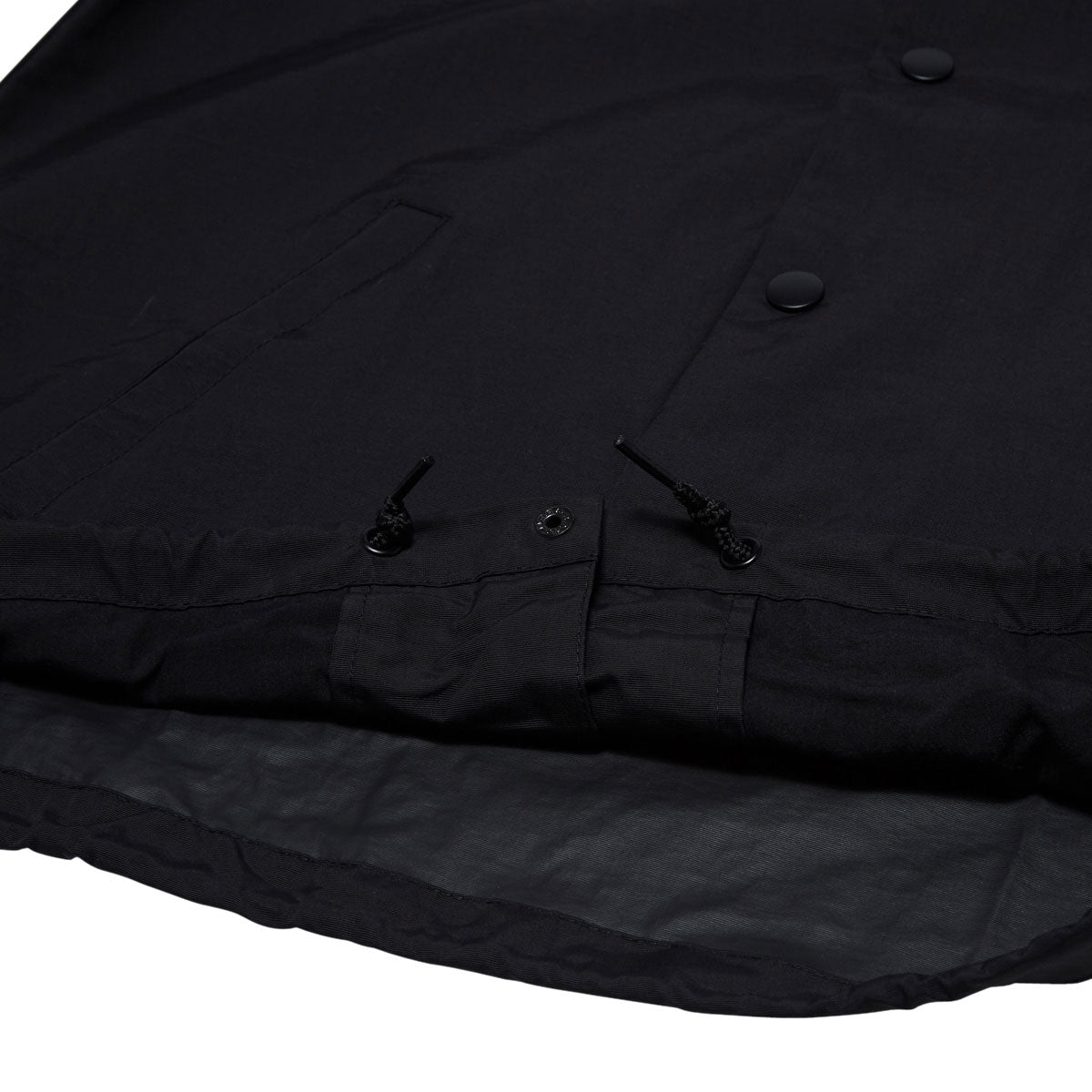 Thrasher Sticker Coach Jacket - Black/Black