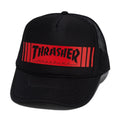 Thrasher Bar Trucker Hat - Black/Black