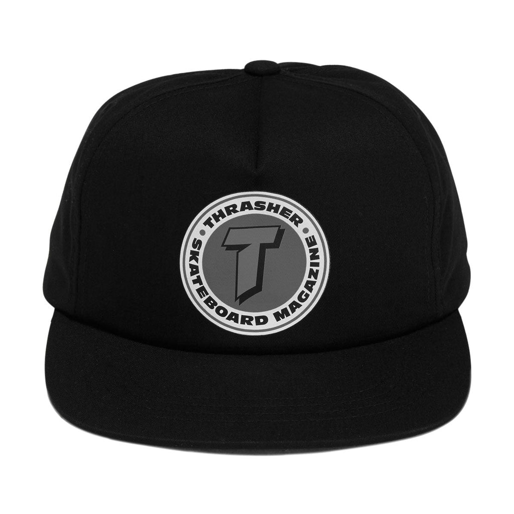 Thrasher Number 1 Redux Snapback Hat - Black