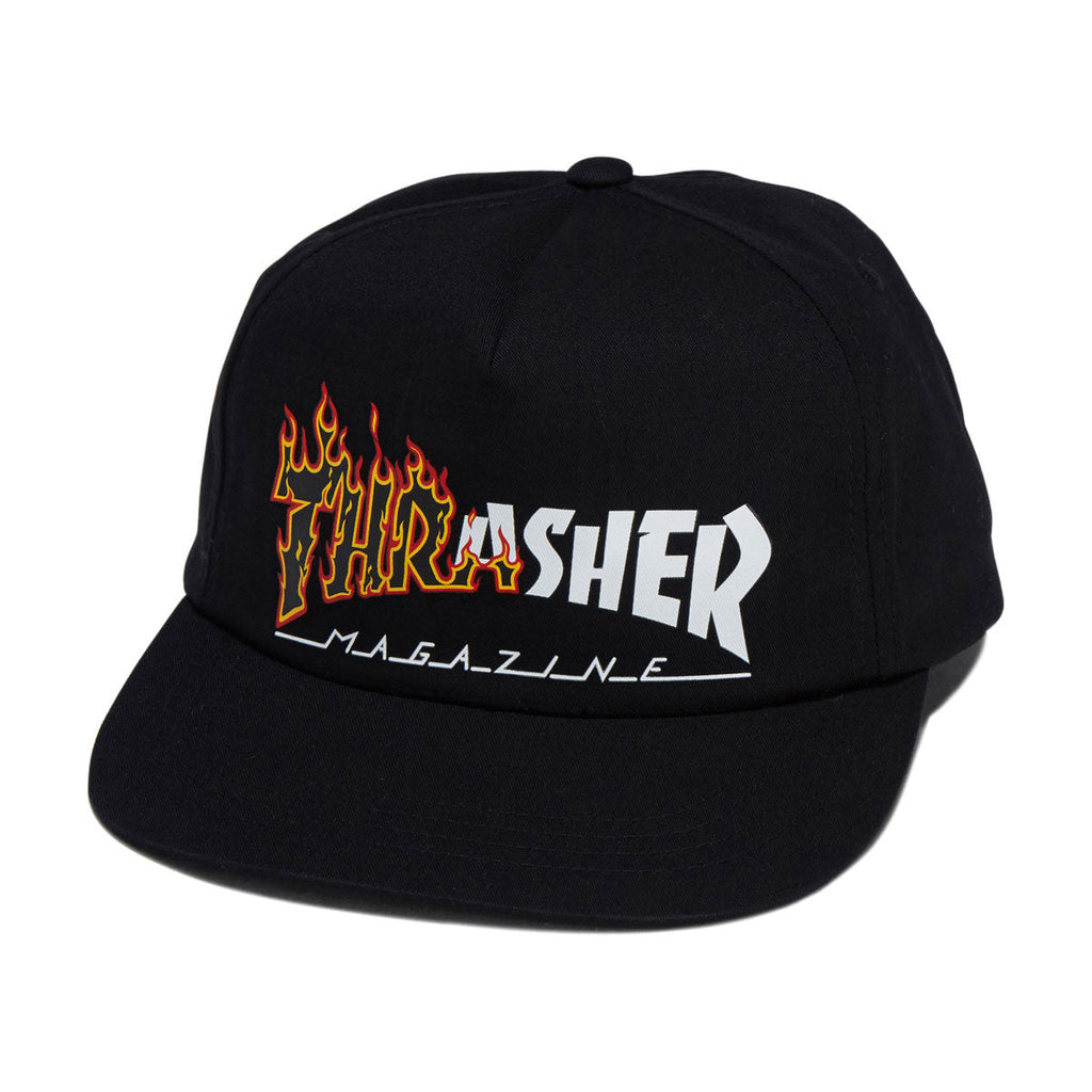 Thrasher Ignite Snapback Hat - Black