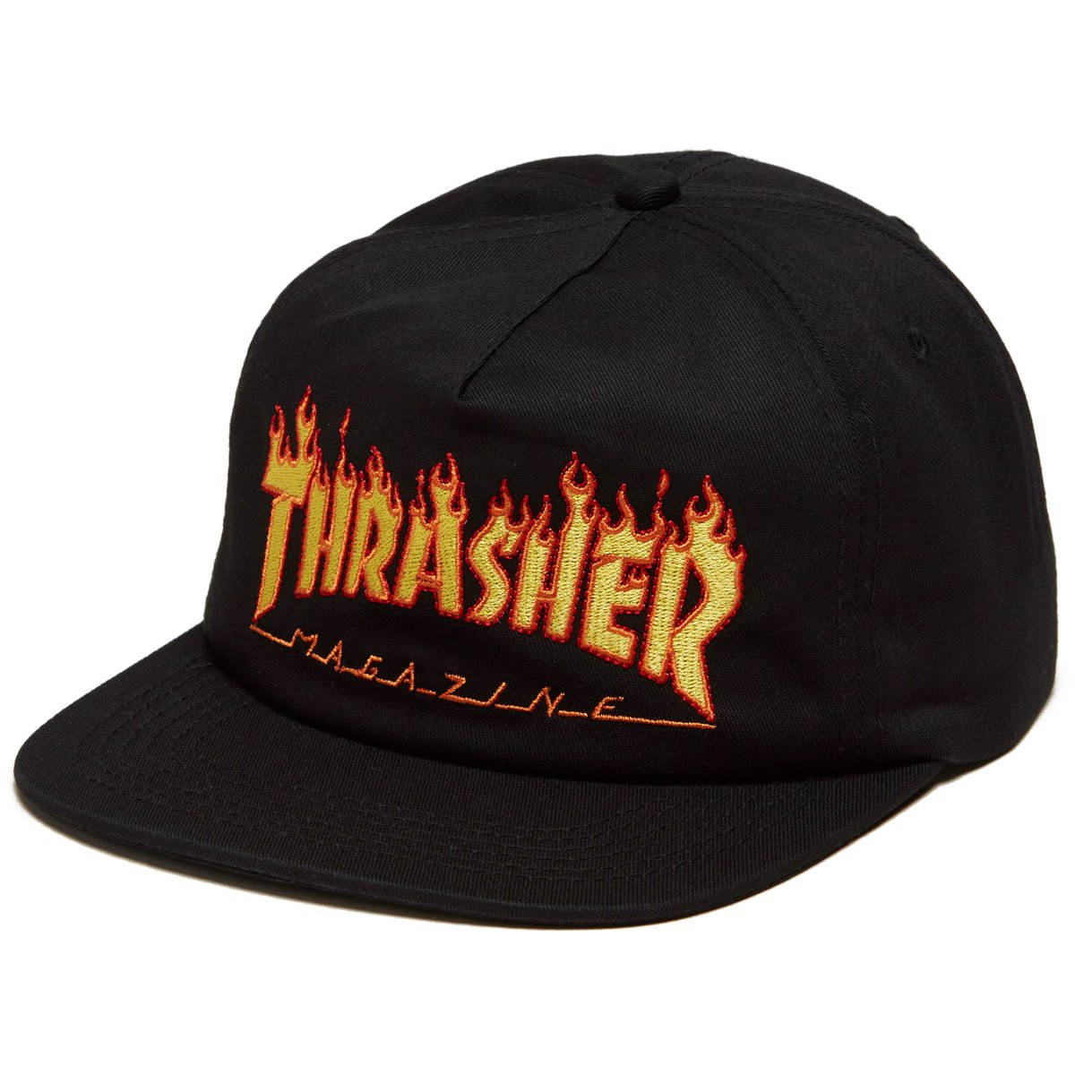 Thrasher Flame Mag EMB Hat - Black