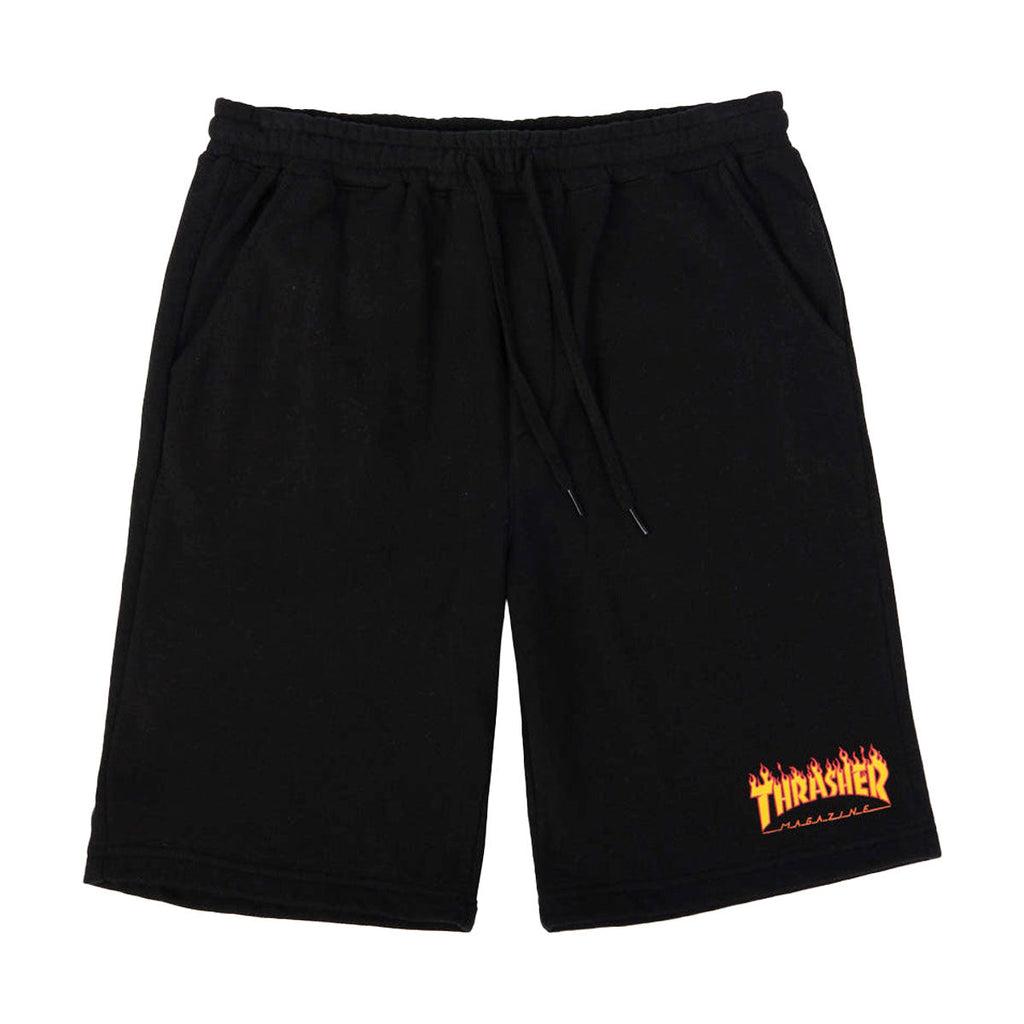 Thrasher Flame P.E. Shorts - Black
