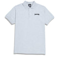 Thrasher Logo Embroidered Polo Shirt - Grey