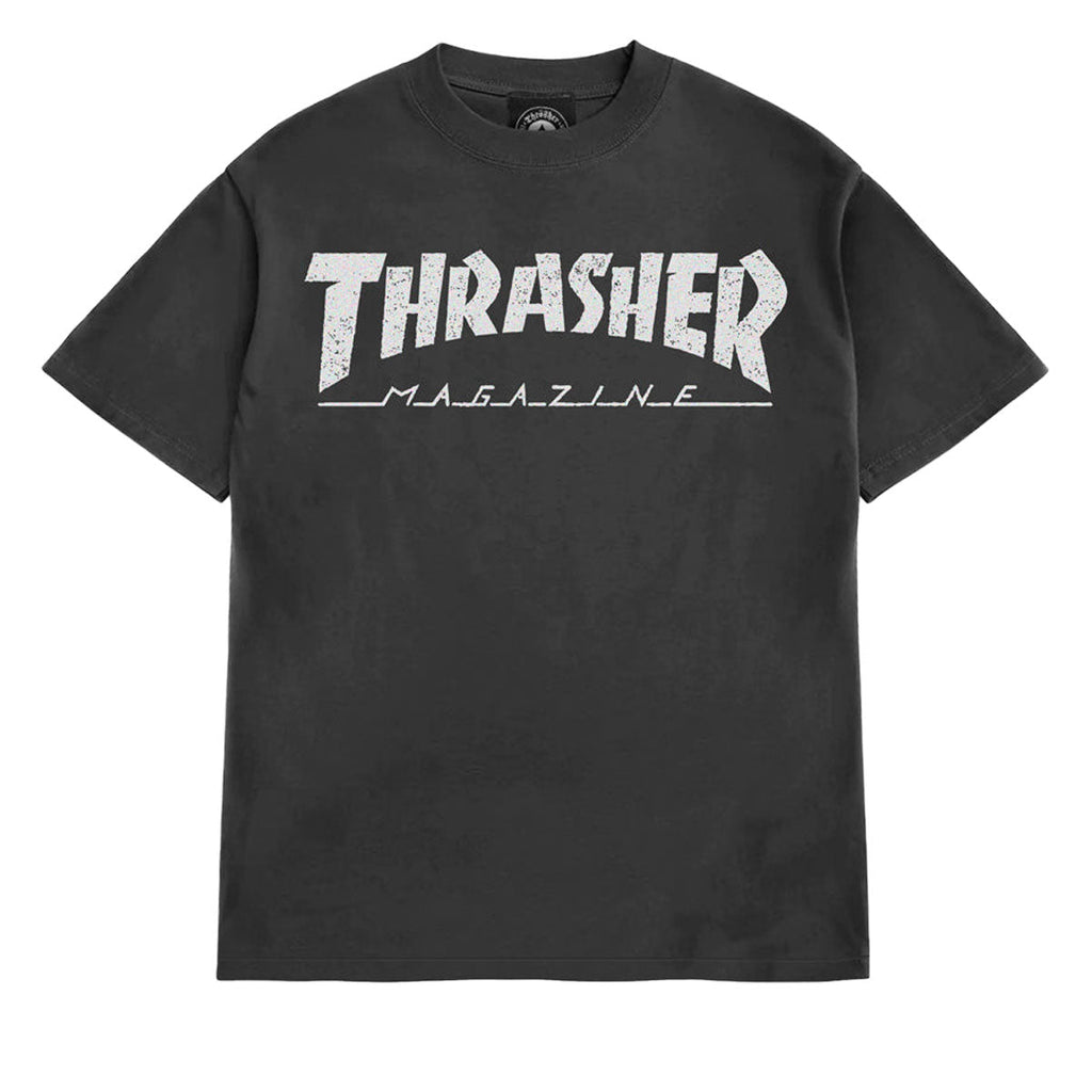 Thrasher Mag Logo Vintage T-Shirt - Black
