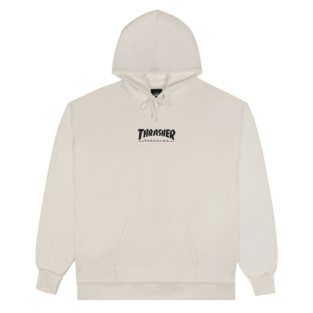 Thrasher Embroidered Mag Logo Hoodie - Bone