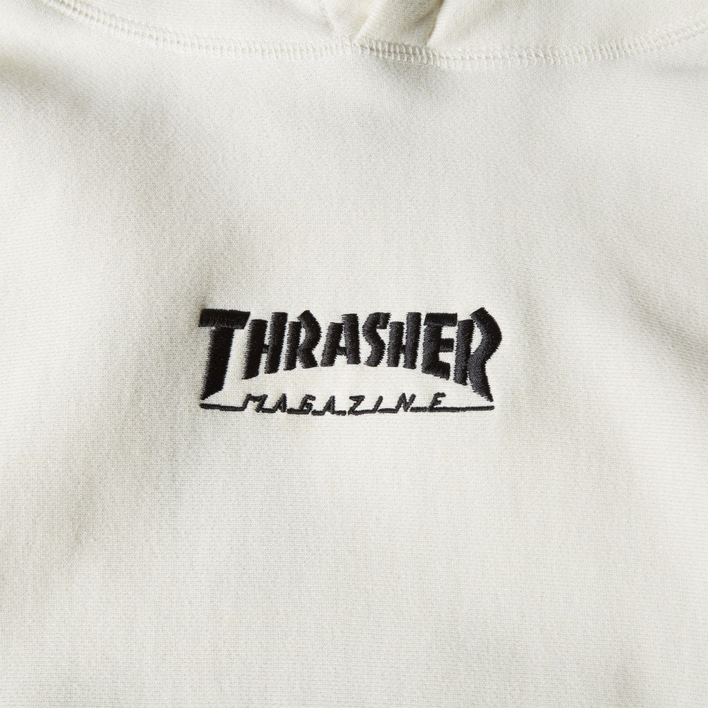 Thrasher Embroidered Mag Logo Hoodie - Bone