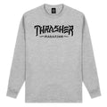 Thrasher Thrash & Destroy Long Sleeve T-Shirt - Grey