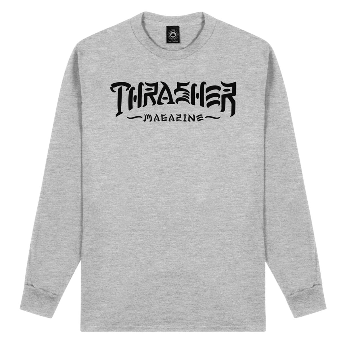 Thrasher Thrash & Destroy Long Sleeve T-Shirt - Grey