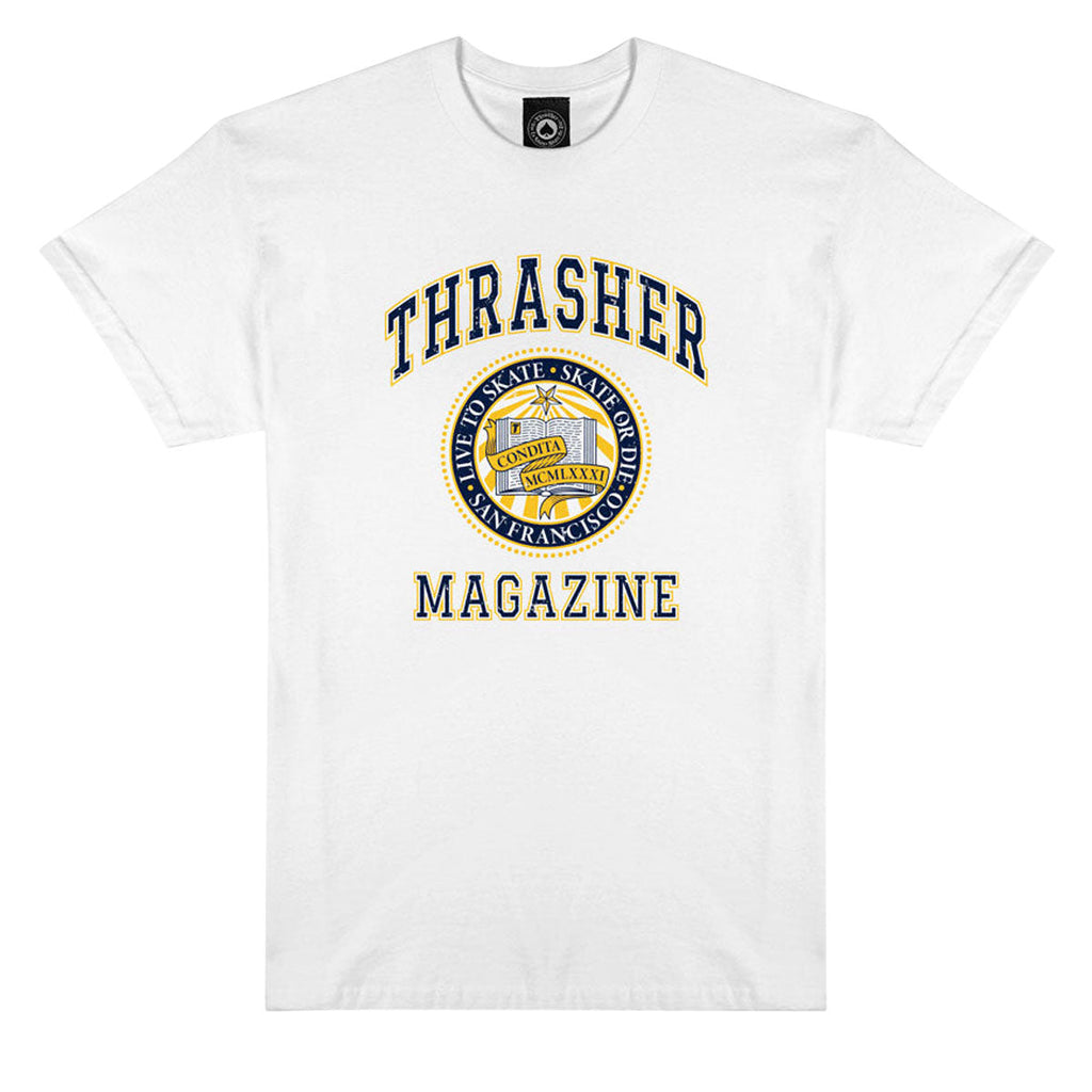 Thrasher Dropout T-Shirt - White