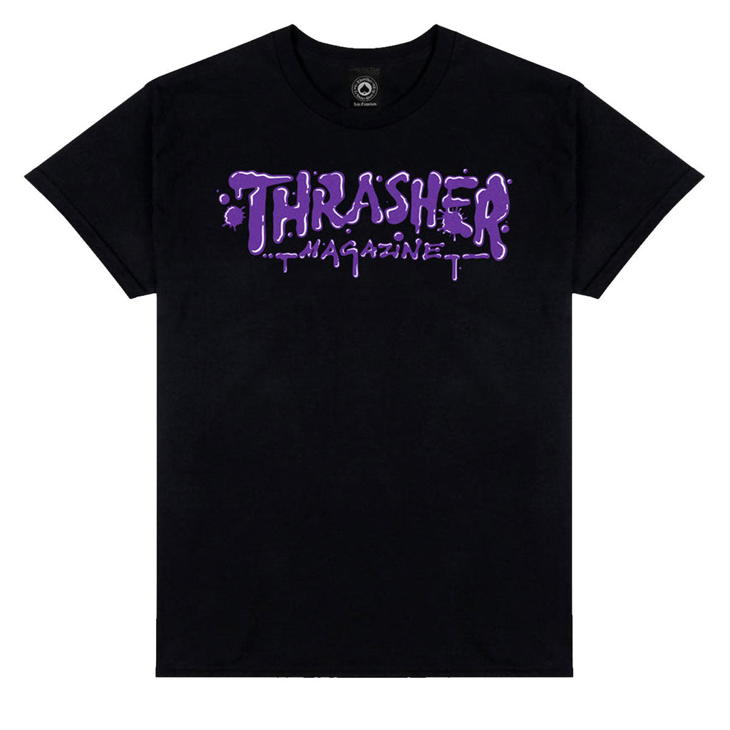 Thrasher Wet Paint T-Shirt - Black