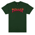 Thrasher Fuego T-Shirt - Forest Green