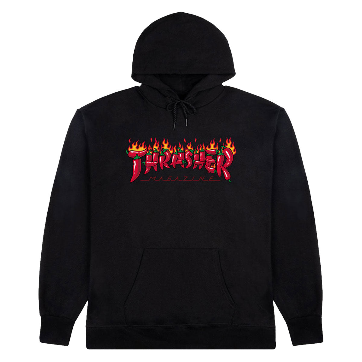 Thrasher Fuego Hoodie - Black