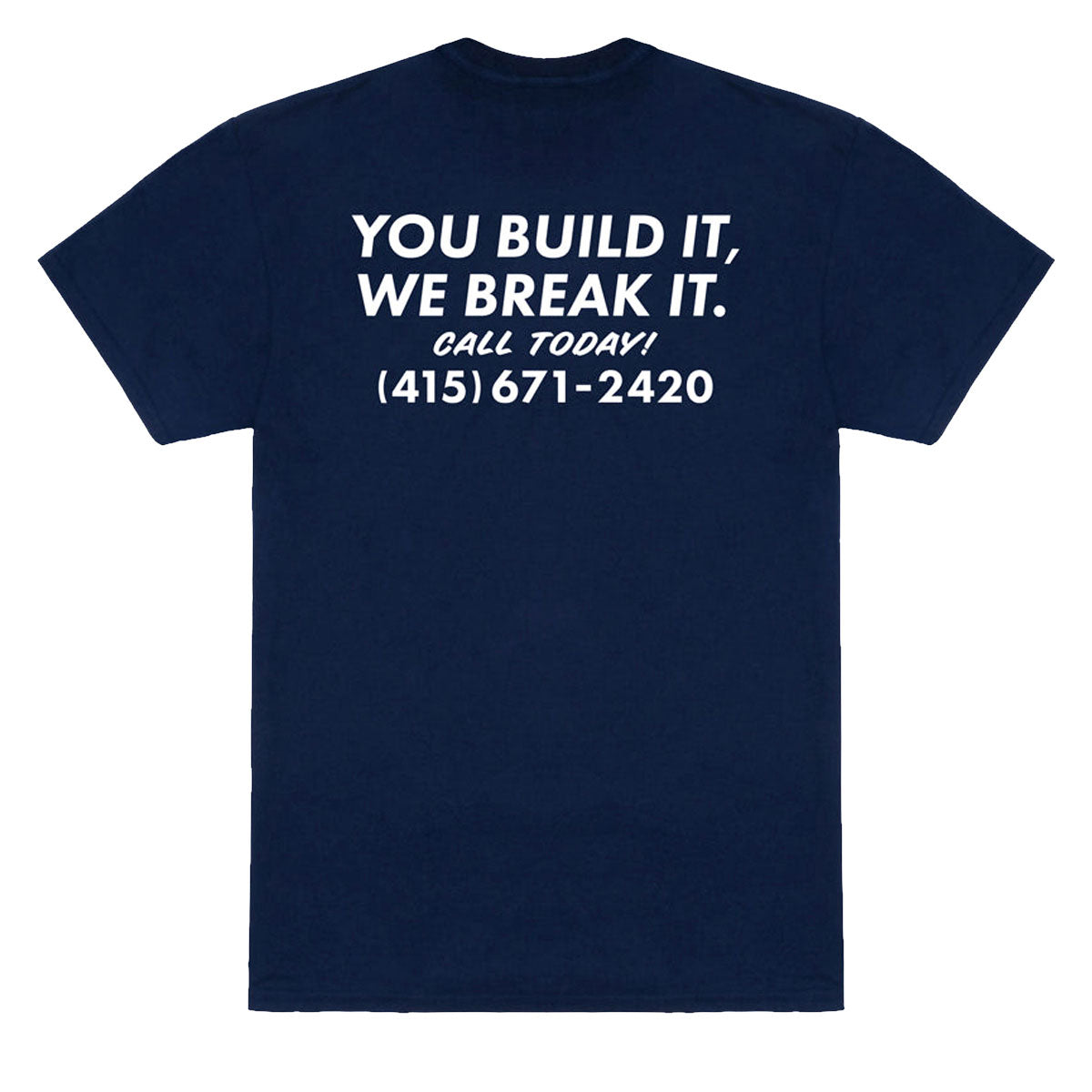 Thrasher Destruction T-Shirt - Navy