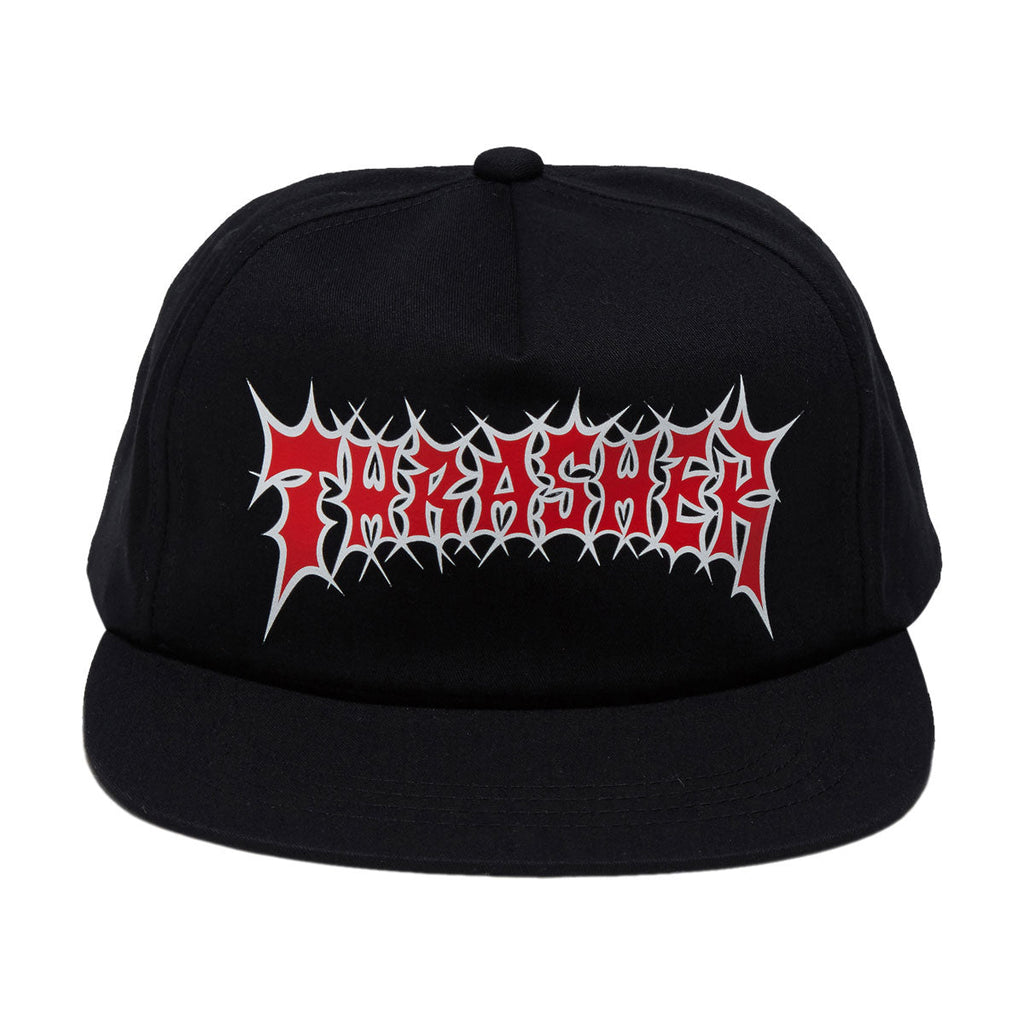 Thrasher Spikey Snapback Hat - Black