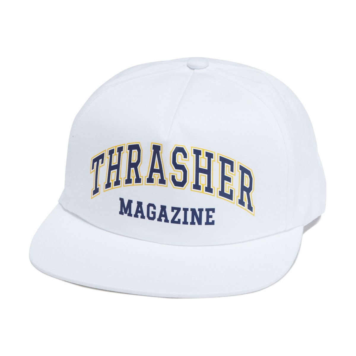 Thrasher Dropout Snapback Hat - White
