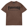 Thrasher Mag Logo Vintage T-Shirt - Chocolate