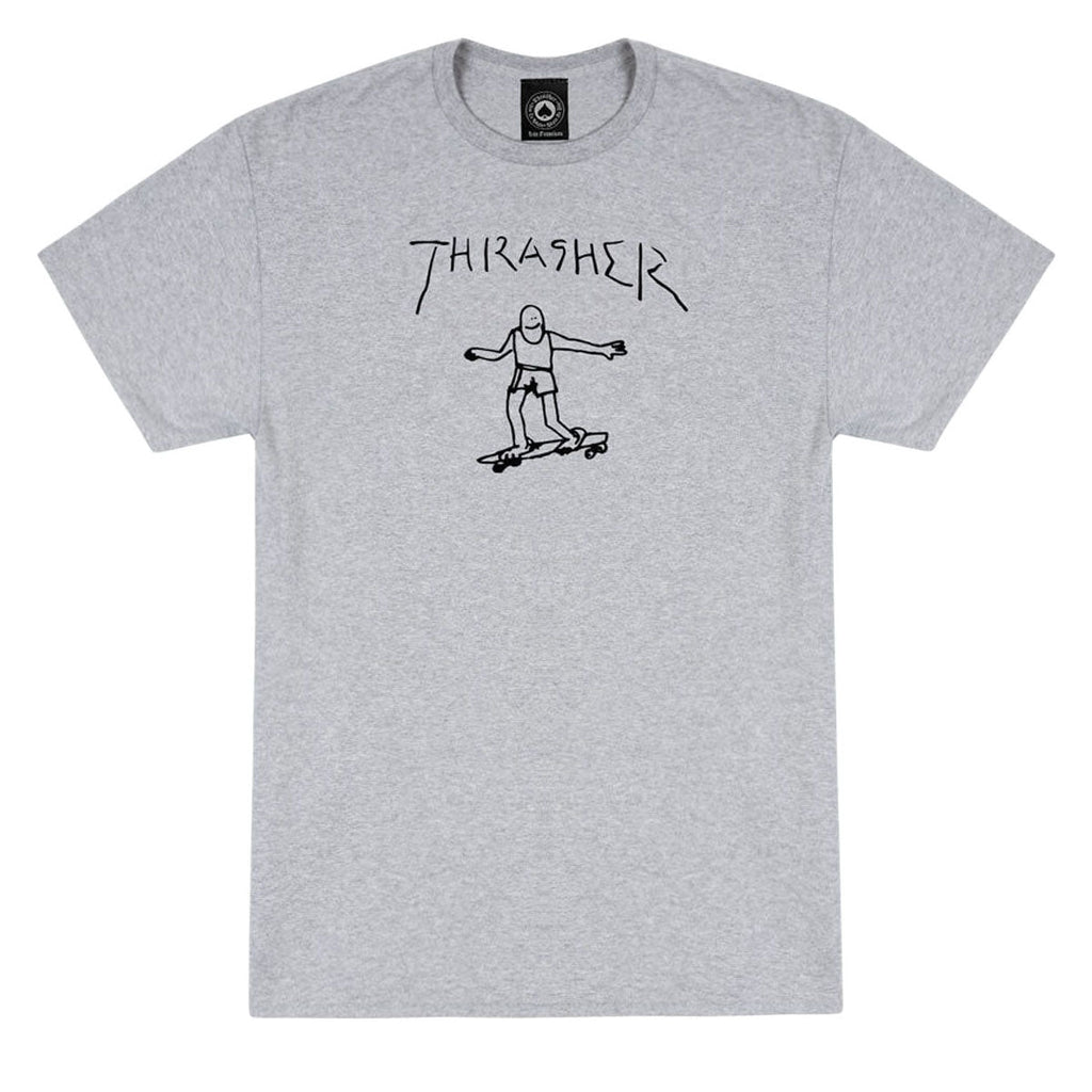 Thrasher Gonz T-Shirt - Grey/Black