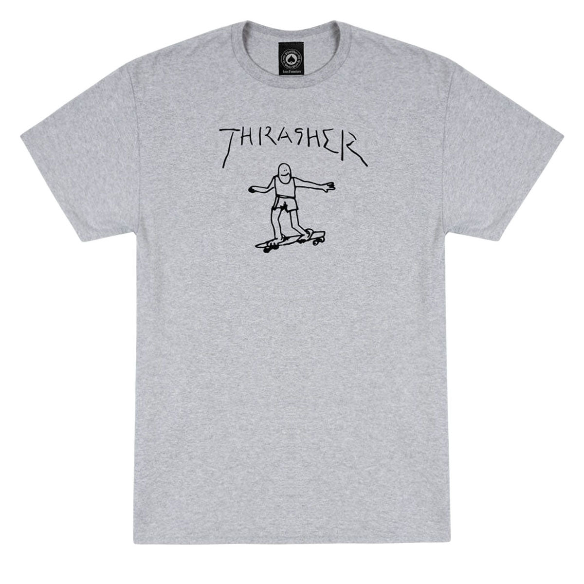 Thrasher Gonz T-Shirt - Grey/Black