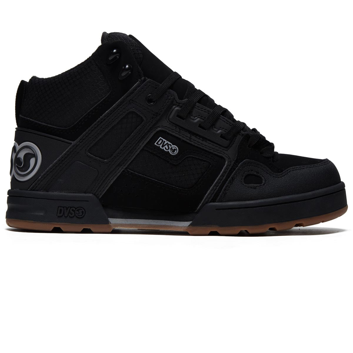DVS Comanche Boots - Black Reflective/Charcoal Leather