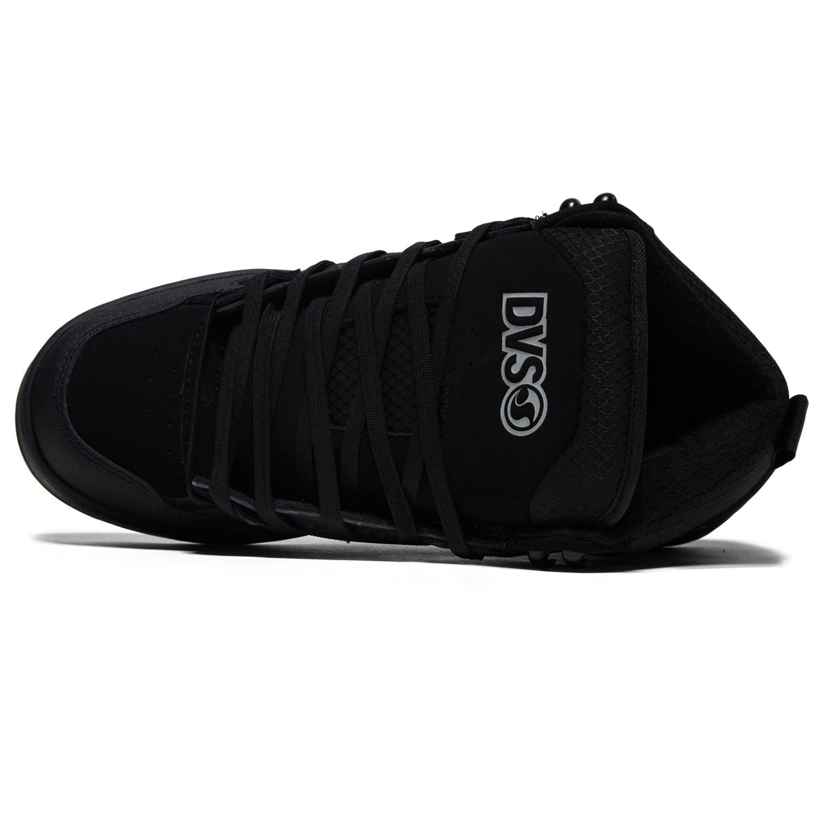 DVS Comanche Boots - Black Reflective/Charcoal Leather
