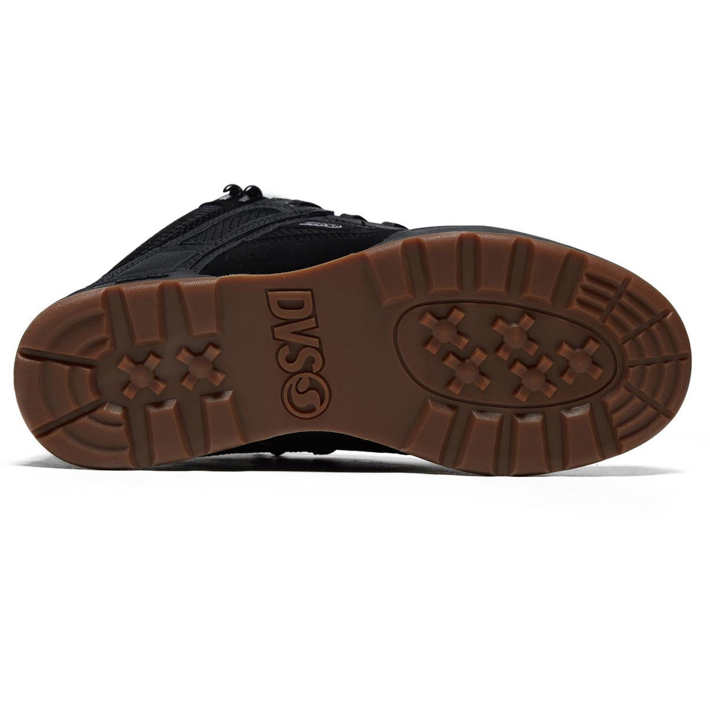 DVS Comanche Boots - Black Reflective/Charcoal Leather
