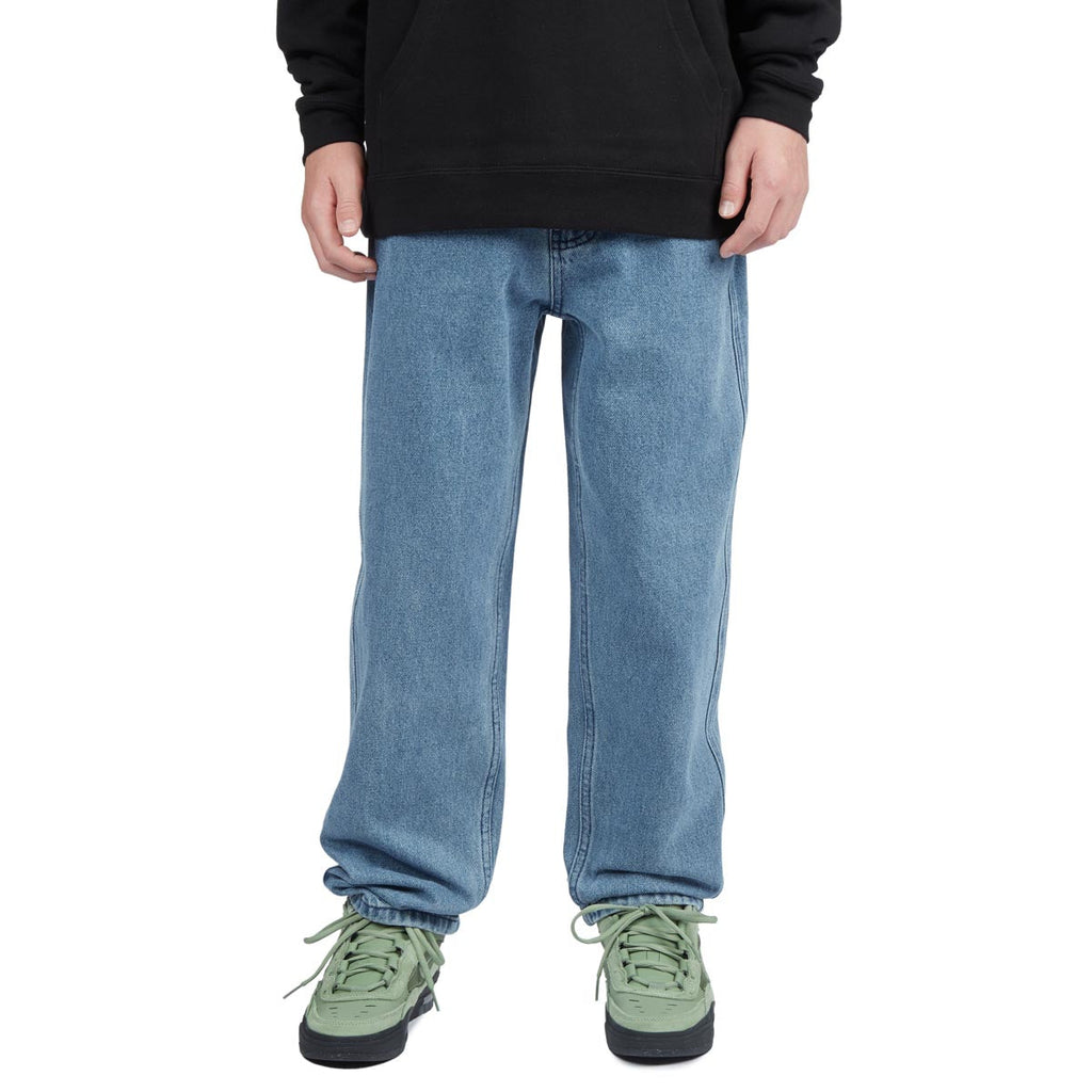 CCS Youth Baggy Taper Denim Jeans - Medium Blue