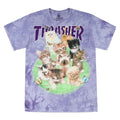Thrasher Kittens T-Shirt - Purple