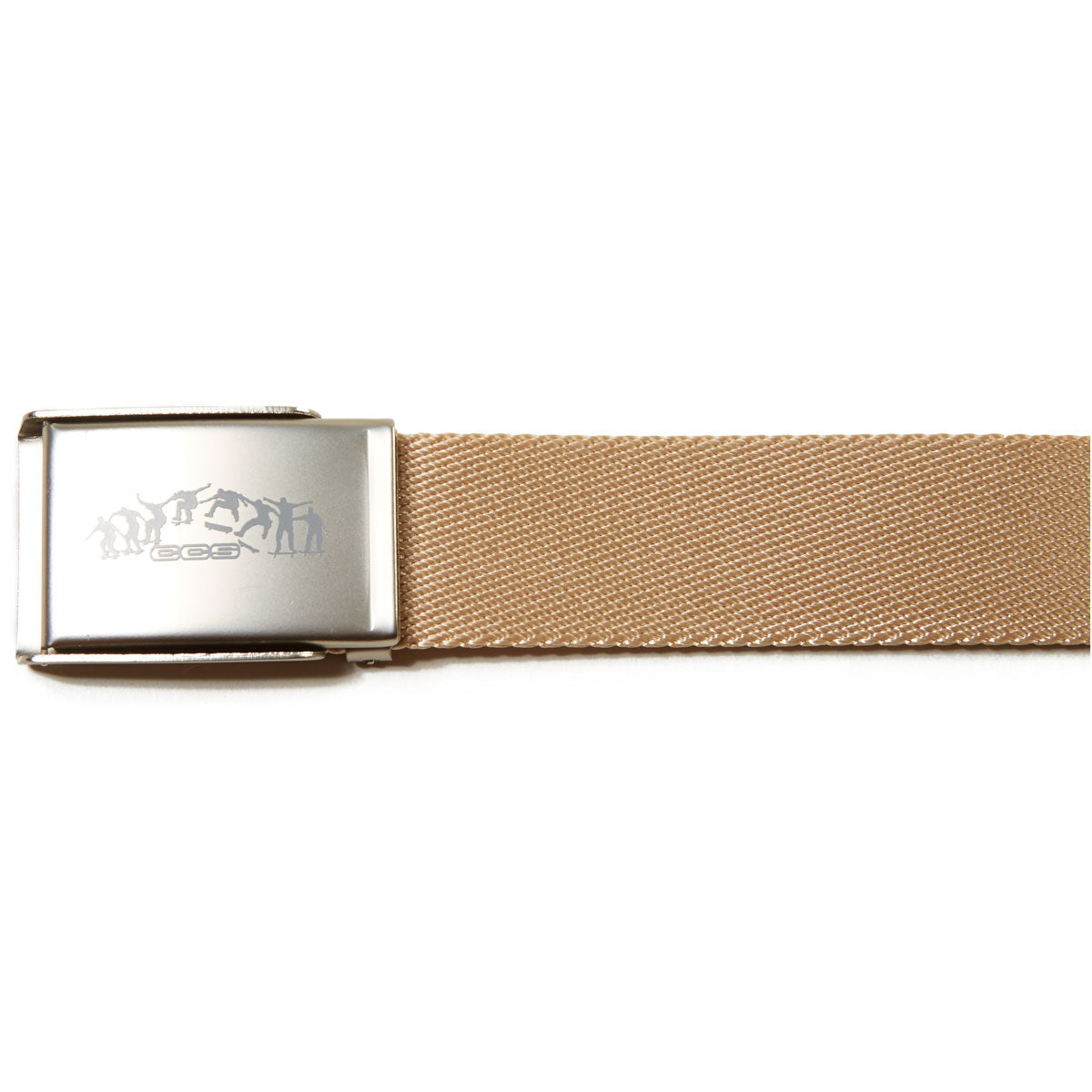 CCS Silver Kickflip Buckle Belt - Tan