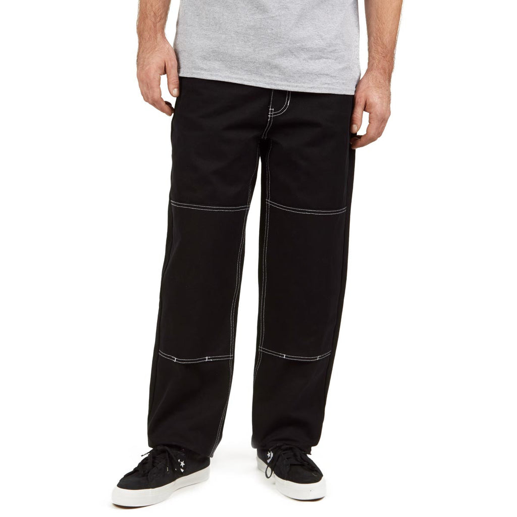 CCS Double Knee Original Relaxed Canvas Pants - Black/White