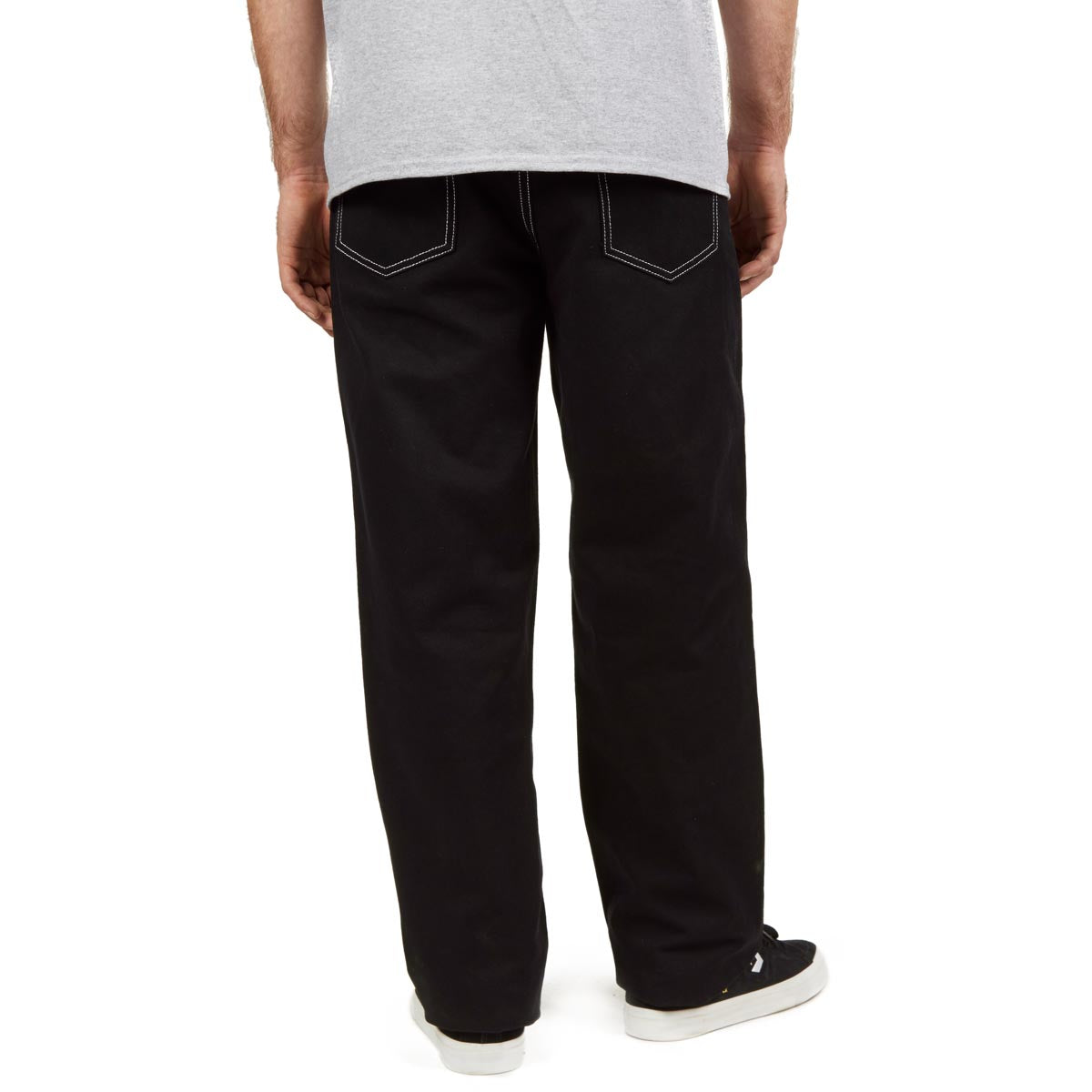 CCS Double Knee Original Relaxed Canvas Pants - Black/White