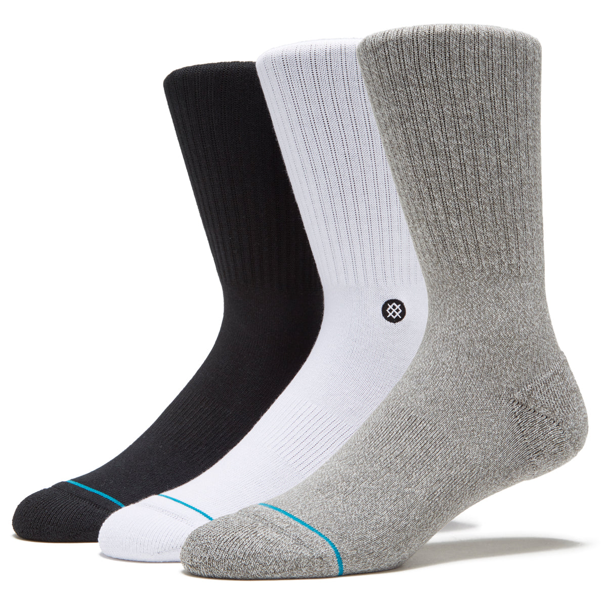 Stance Icon 3 Pack Socks - Multi