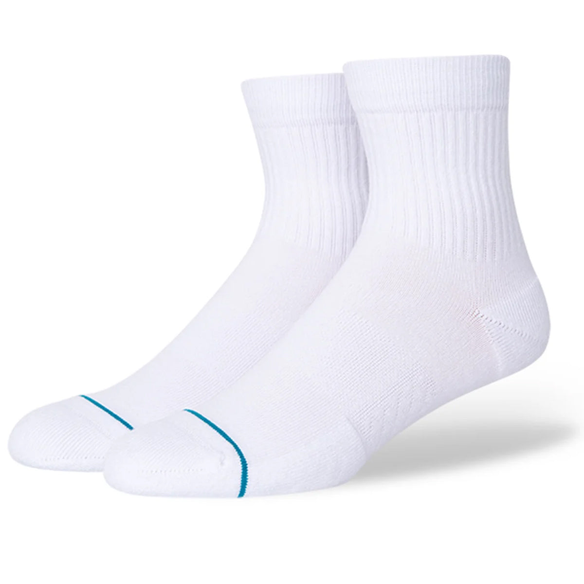 Stance Icon Quarter Socks - White