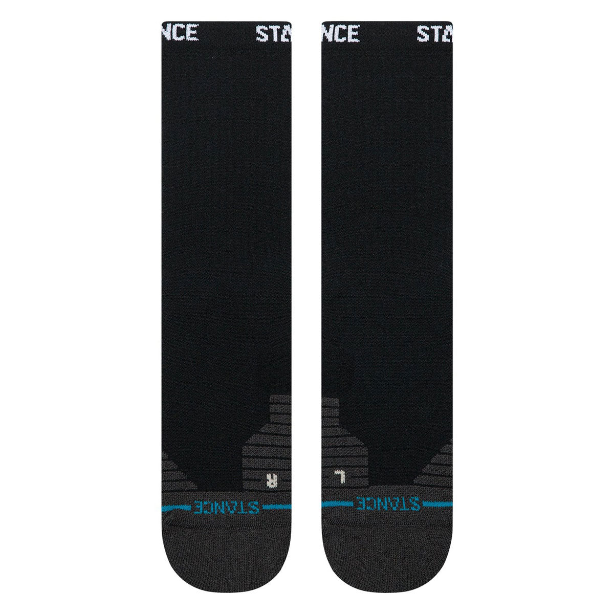 Stance Golf Ribbed Mid Crew Socks - Black