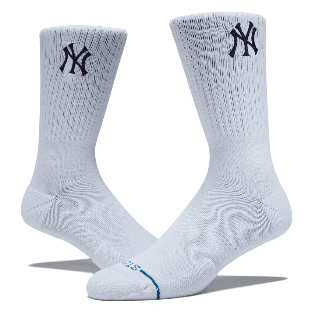 Stance New York Yankees Crest Socks - White