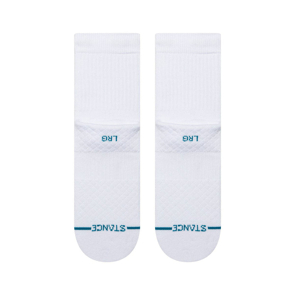 Stance Signature Quarter Socks - White
