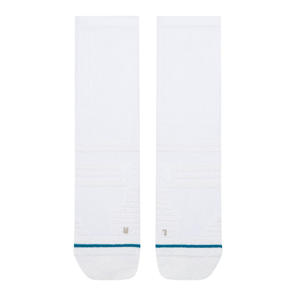 Stance Static Gripper Crew Socks - White