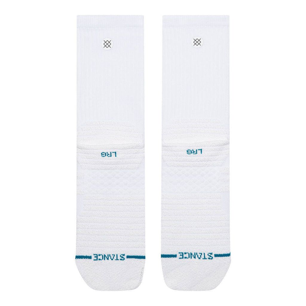 Stance Static Gripper Crew Socks - White