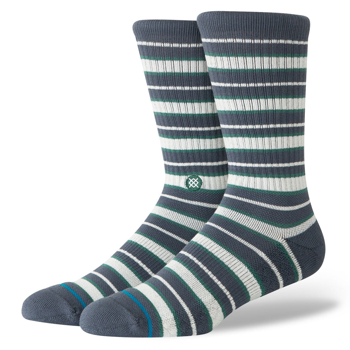 Stance Signature Stripe Crew Socks - Turbulence