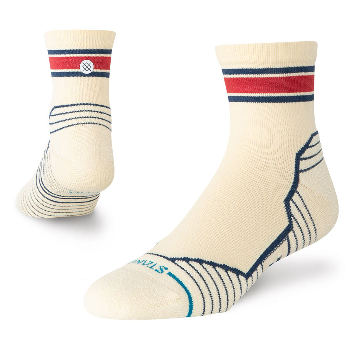 Stance Boyd Golf Mid Quarter Socks - Canvas